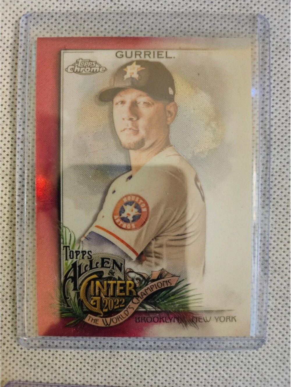 Yuli Gurriel 2022 Topps Allen & Ginter Pink Chrome Refractor #103 - No./199
